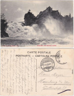 Ansichtskarte Laufen-Uhwiesen Rheinfall Und Schloss Laufen 1908  - Andere & Zonder Classificatie