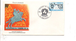 FDC 1977 JOURNEE DE TIMBRE - MARTIGUES - 1970-1979