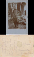 Ansichtskarte  Soldat Im Park 1917  - War 1914-18