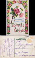 Rosenkarte Blumensprache Künstlerkarte Ansichtskarte  1915 - Unclassified