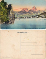 Seelisberg Schillerstein/Mythenstein Im Vierwaldstättersee Brunnen Mythen 1914 - Sonstige & Ohne Zuordnung