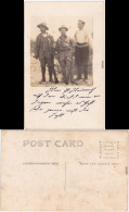  3 Männer Mit Munitonsgürtel Und Gewehr - Redneck USA 1918 Privatfoto  - Unclassified