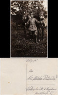 Ansichtskarte  Soldat Mit Zwei Pferden 1917 Privatfoto  - Other & Unclassified