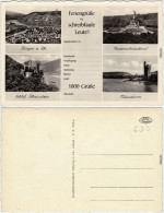 Bingen Am Rhein 4 Bild: Pnorama, Niederwalddenkmal, Mäuseturm, Rheinstein 1938 - Bingen