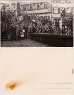 Privatfotokarte Bad Wimpfen Treffen Innenstadt, Geschäfte, Löwenbrunnen 1924 - Heilbronn