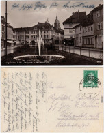 Bad Langensalza Langestraße Und Wilhelm-Platz Foto Ansichtskarte 1929 - Sonstige & Ohne Zuordnung