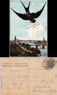 Sachsenhausen Frankfurt Am Main Totale (Schwalbe Mit Brief)  1906 - Frankfurt A. Main