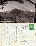 Mittenwald Blick Gegen Wetterstein Ansichtskarte 1955 - Mittenwald