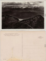 Foto Ansichtskarte Mittenwald Karwendel Vom Herzogsstandgipfel 1932 - Mittenwald