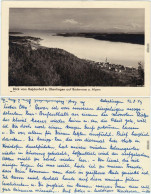 Überlingen Blick Vom Haldenhof Auf Den Bodensee Foto Ansichtskarte 1940 - Überlingen