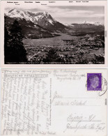 Garmisch-Partenkirchen Totalansicht Gegen Zugspitzgruppe Und Tiroler Berge 1935 - Garmisch-Partenkirchen