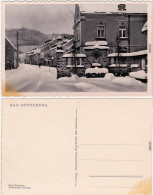 Bad Ansichtskarte Gottleuba-Berggießhübel Straßenpartie Im Winter 1940 - Bad Gottleuba-Berggiesshübel