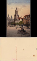 Heilbronn Kilianskirche, Markt - Markttreiben Colorierte Ansichtskarte 1912 - Heilbronn