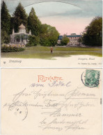 Straßburg Strasbourg Orangerie, Kiosk Elsaß Colorierte Ansichtskarte CPA 1902 - Strasbourg