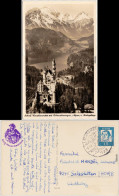 Foto AK Schwangau Schloss Neuschwanstein Mit Alpsee Und Hochgebirge 1965 - Altri & Non Classificati