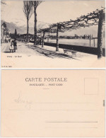 Vevey Partie Am Quai CPA Ansichtskarte Kanton Waadt 1908 - Sonstige & Ohne Zuordnung