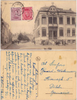 Lokeren Straßenpartie Am Rathaus CPA Ansichtskarte Vintage Postcard 1922 - Other & Unclassified