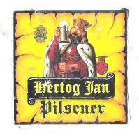 BROUWERIJ DE KIKVORSCH - DEEST HOLLAND - HERTOG JAN - PILSENER   - 30 CL  -  BIERETIKET (2 Scans) (BE 361) - Bière