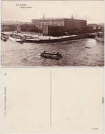 Stockholm Partie Am Schloß - Schiff Und Fähre Postcard 1915 - Schweden