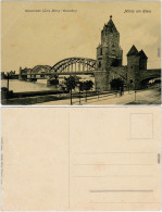 Mainz Kaiserbrücke (Linie Mainz - Wiesbaden) Ansichtskarte  1917 - Mainz