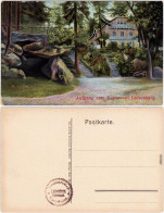 Luisenburg Wunsiedel (Fichtelgebirge) Aufgang Zum Restaurant Luisenberg 1914 - Wunsiedel