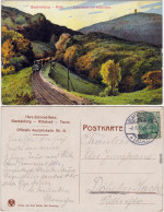 Ansichtskarte Blankenburg (Harz) Zahnradbahn Und Kaiserwarte 1913 - Autres & Non Classés