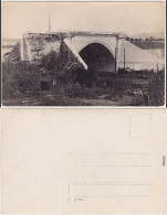Ansichtskarte  Bau Einer Brücke Für Eisenbahn 1926 Privatfoto  - Treinen