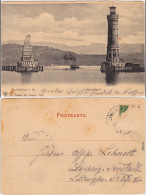 Ansichtskarte  Lindau (Bodensee) Hafeneinfahrt 1901 - Altri & Non Classificati