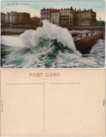 Ansichtskarte Postcard Brighton Rough Sea, Landungssteg Wellen 1914 - Andere & Zonder Classificatie