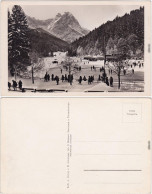 Garmisch-Partenkirchen  Zugefrorennen Riessersee Mit Schlittschuhläufern  1932 - Garmisch-Partenkirchen