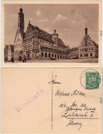Rothenburg Ob Der Tauber Rathaus Ansichtskarte  1912 - Rothenburg O. D. Tauber