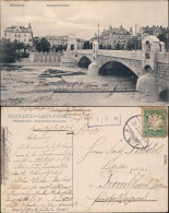 Obergiesing  München Straßenpartie - Fassaden - Wittelsbacherbrücke 1908 - Muenchen