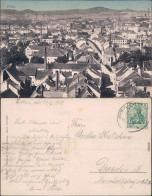 Zittau Blick über Die Stadt - Straße - Und Fabriken Ansichtskarte 1912 - Zittau