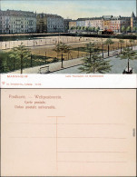 Mannheim Lawn Tennisplatz Mit Goethestrasse Ansichtskarte 1914 - Mannheim