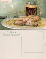 Nürnberg Bratwurstglöcklein - Künstler-Litho Ansichtskarte 1904 - Nuernberg