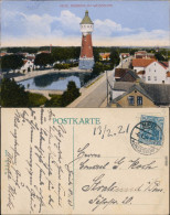 Heide (Holstein) Stadt, Straßenpartie - Wasserturm  B Dithmarschen 1921 - Andere & Zonder Classificatie