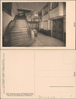 Danzig Gdańsk Gduńsk Uphagenhaus, Treppenanlage In Der Diele 1924 - Polonia