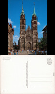 Nürnberg St. Lorenzkirche Ansichtskarte 1989 - Nürnberg