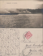 Messina In Fiame - Brand Der Stadt Sizilien Foto Ansichtskarte 1926 - Otros & Sin Clasificación
