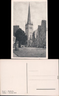 Reval Tallinn (Ревель) Straßepartie An Der Olaikirche Ansichtskarte  1930 - Estonia