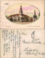 Ansichtskarte Wolfenbüttel Partie Am Schloß Und Kriegerdenkmal 1915  - Wolfenbüttel