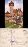 Ansichtskarte Brüx Most Landeswarte (Burg Hněvín) 1940 - Tchéquie