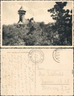 Ansichtskarte Brüx Most Landeswarte (Burg Hněvín) 1932 - Czech Republic