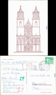Ansichtskarte Altstadt-Magdeburg Dom - Zeichnung 1986 - Autres & Non Classés