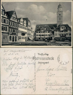 Ansichtskarte Bad Mergentheim Marktplatz 1934 - Bad Mergentheim