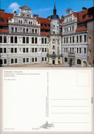 Ansichtskarte Innere Altstadt-Dresden Großer Stallhof - Sgraffitomalerei 2000 - Dresden