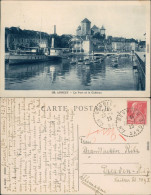 Ansichtskarte Annecy Hafen, Schloss 1929 - Annecy