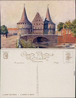 Ansichtskarte Gent Ghent (Gand) Rabot - Aquarel 1913 - Altri & Non Classificati