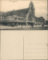 Ansichtskarte Metz Patie Am Hauptbahnhof - Belebt Soldaten 1914  - Andere & Zonder Classificatie