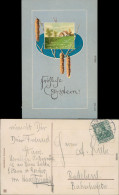  Glückwunsch/Grußkarten: Ostern / Oster-Karten 1910 Prägekarte - Pâques